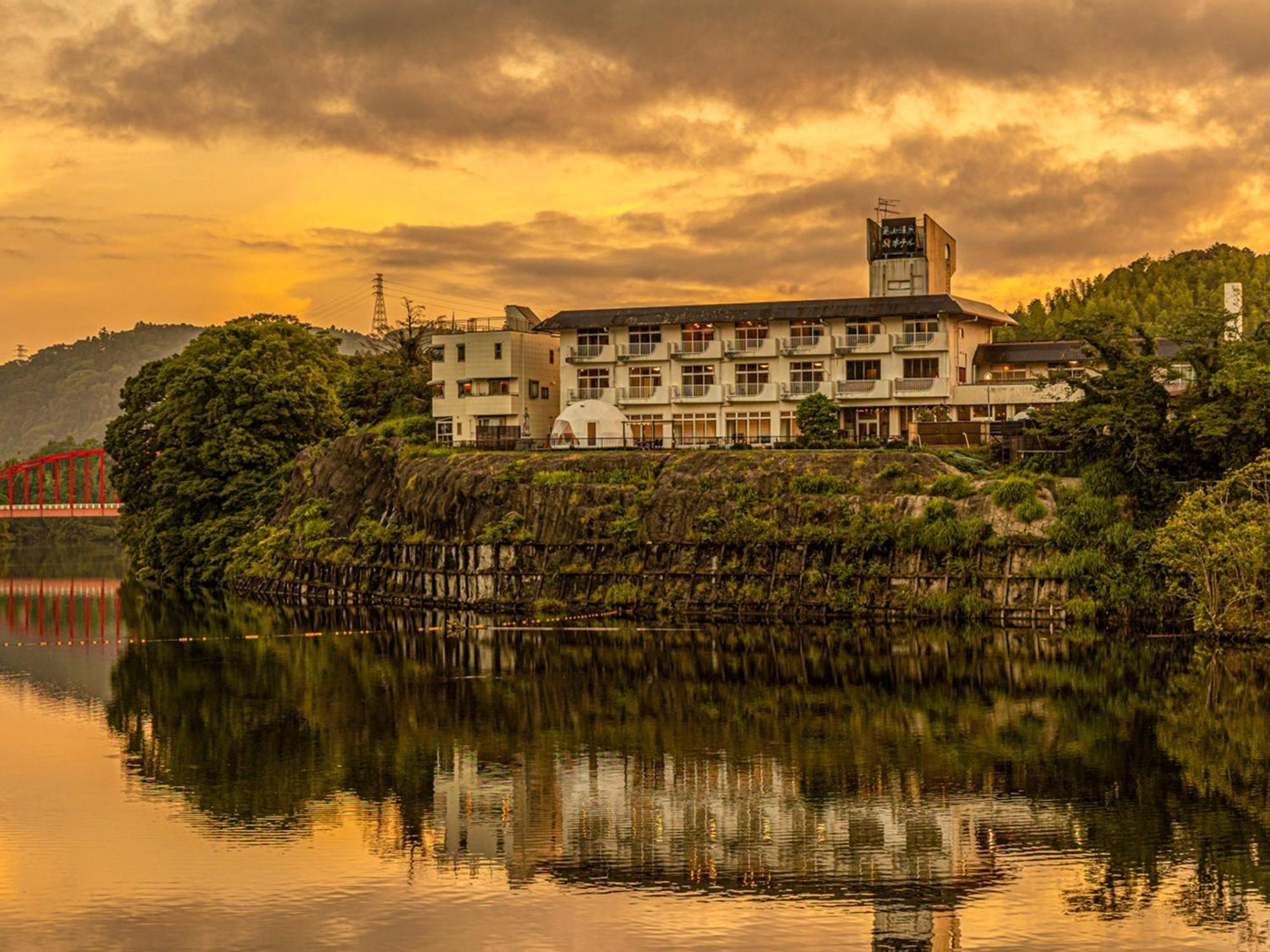 Kameyama Onsen Hotel Kimitsu Bagian luar foto